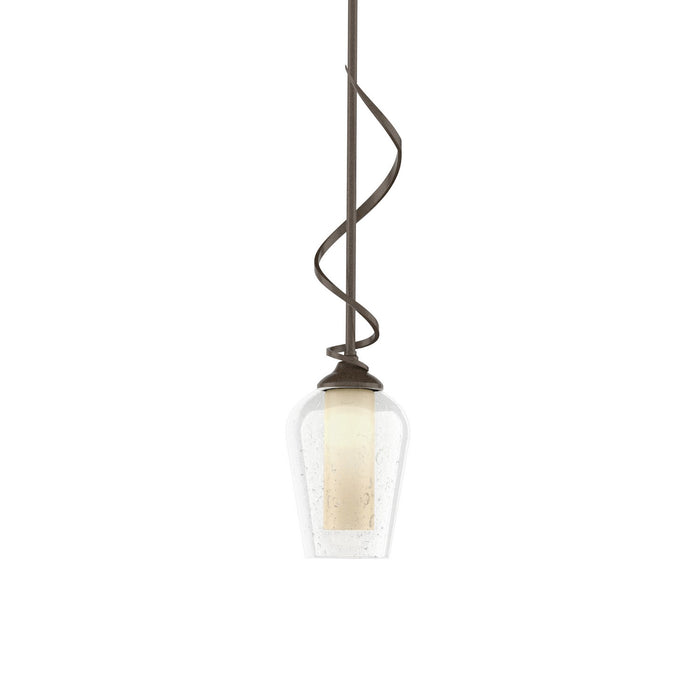 Flora Down Light Mini Pendant in Bronze - 183030-SKT-MULT-05-ZS0354 by Hubbardton Forge