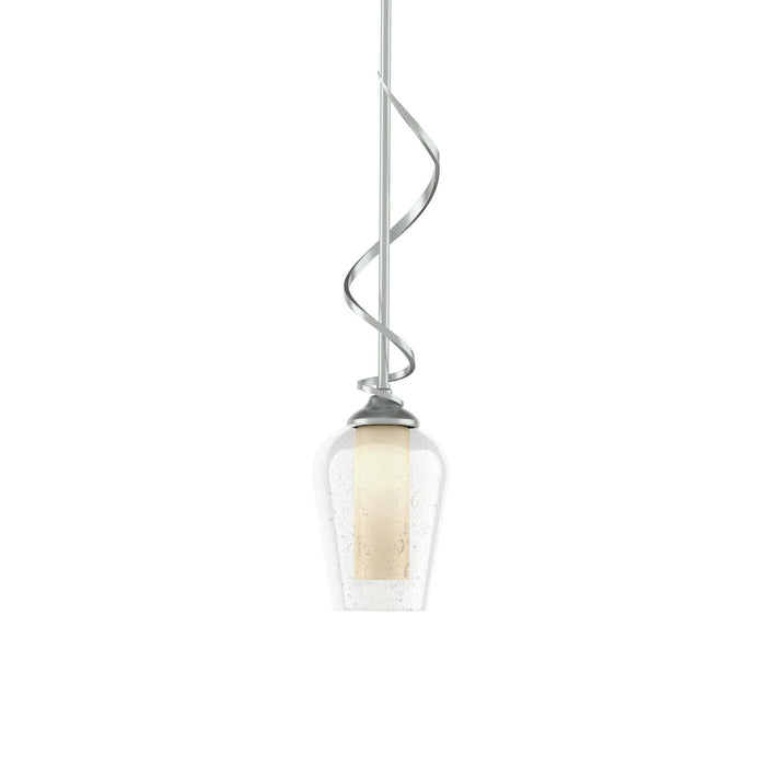 Flora Down Light Mini Pendant in Vintage Platinum - 183030-SKT-MULT-82-ZS0354 by Hubbardton Forge