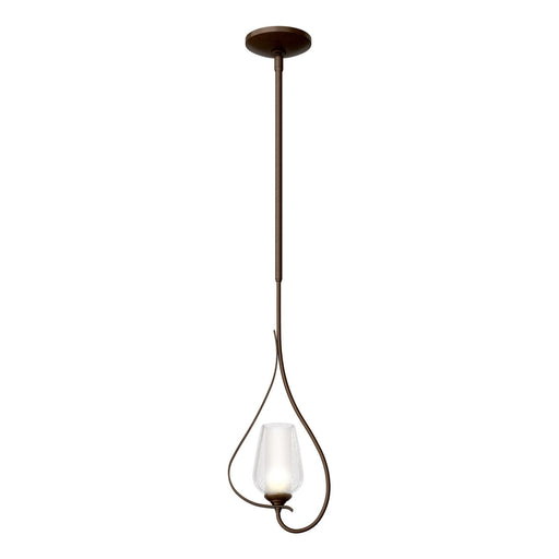 Flora Up Light Mini Pendant in Bronze - 183050-SKT-MULT-05-ZS0354 by Hubbardton Forge