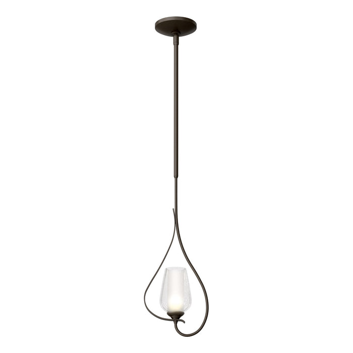 Flora Up Light Mini Pendant in Dark Smoke - 183050-SKT-MULT-07-ZS0354 by Hubbardton Forge