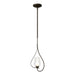 Flora Up Light Mini Pendant in Dark Smoke - 183050-SKT-MULT-07-ZS0354 by Hubbardton Forge