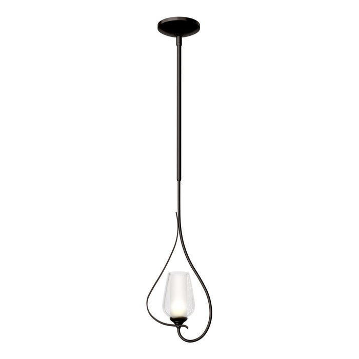 Flora Up Light Mini Pendant in Oil Rubbed Bronze - 183050-SKT-MULT-14-ZS0354 by Hubbardton Forge