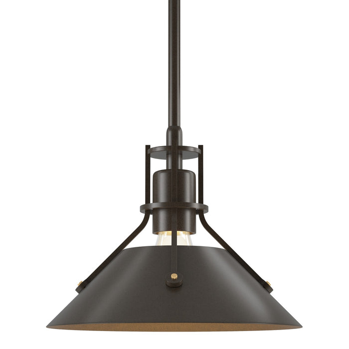 Henry Mini Pendant in Bronze with Bronze Accent - 184250-SKT-MULT-05-05 by Hubbardton Forge