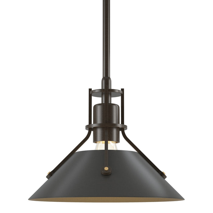 Henry Mini Pendant in Bronze with Dark Smoke Accent - 184250-SKT-MULT-05-07 by Hubbardton Forge