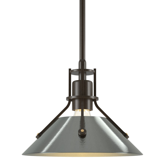 Henry Mini Pendant in Bronze with Sterling Accent - 184250-SKT-MULT-05-85 by Hubbardton Forge