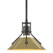 Henry Mini Pendant in Dark Smoke with Modern Brass Accent - 184250-SKT-MULT-07-86 by Hubbardton Forge