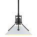 Henry Mini Pendant in Black with White Accent - 184250-SKT-MULT-10-02 by Hubbardton Forge