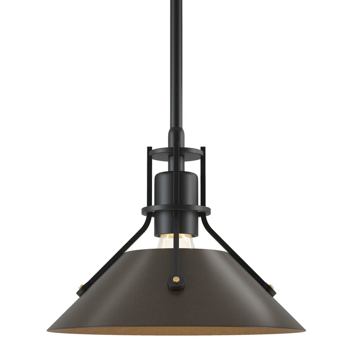 Henry Mini Pendant in Black with Bronze Accent - 184250-SKT-MULT-10-05 by Hubbardton Forge