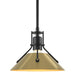 Henry Mini Pendant in Black with Modern Brass Accent - 184250-SKT-MULT-10-86 by Hubbardton Forge