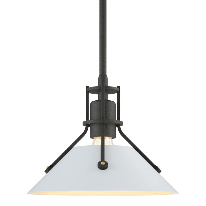 Henry Mini Pendant in Natural Iron with White Accent - 184250-SKT-MULT-20-02 by Hubbardton Forge