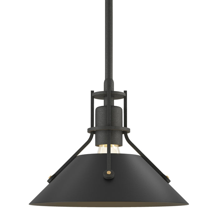 Henry Mini Pendant in Natural Iron with Black Accent - 184250-SKT-MULT-20-10 by Hubbardton Forge