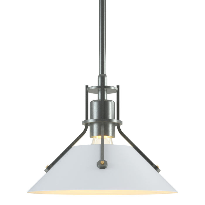 Henry Mini Pendant in Vintage Platinum with White Accent - 184250-SKT-MULT-82-02 by Hubbardton Forge