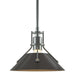 Henry Mini Pendant in Vintage Platinum with Oil Rubbed Bronze Accent - 184250-SKT-MULT-82-14 by Hubbardton Forge