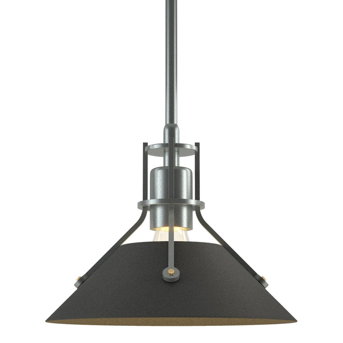 Henry Mini Pendant in Vintage Platinum with Natural Iron Accent - 184250-SKT-MULT-82-20 by Hubbardton Forge