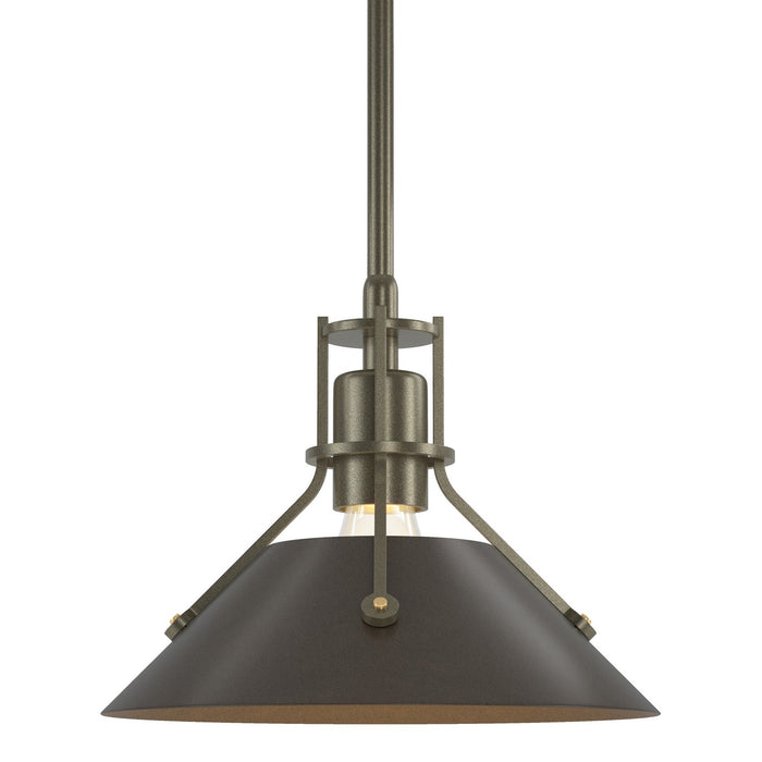 Henry Mini Pendant in Soft Gold with Bronze Accent - 184250-SKT-MULT-84-05 by Hubbardton Forge