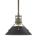 Henry Mini Pendant in Soft Gold with Black Accent - 184250-SKT-MULT-84-10 by Hubbardton Forge