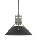 Henry Mini Pendant in Sterling with Black Accent - 184250-SKT-MULT-85-10 by Hubbardton Forge