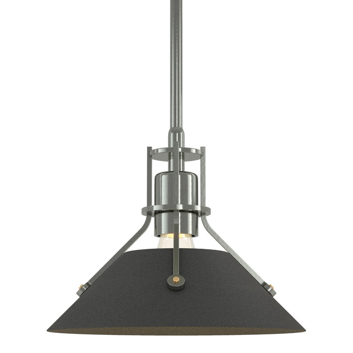 Henry Mini Pendant in Sterling with Natural Iron Accent - 184250-SKT-MULT-85-20 by Hubbardton Forge