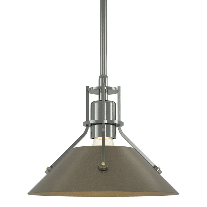 Henry Mini Pendant in Sterling with Soft Gold Accent - 184250-SKT-MULT-85-84 by Hubbardton Forge