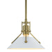 Henry Mini Pendant in Modern Brass with White Accent - 184250-SKT-MULT-86-02 by Hubbardton Forge