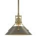 Henry Mini Pendant in Modern Brass with Soft Gold Accent - 184250-SKT-MULT-86-84 by Hubbardton Forge