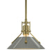 Henry Mini Pendant in Modern Brass with Sterling Accent - 184250-SKT-MULT-86-85 by Hubbardton Forge