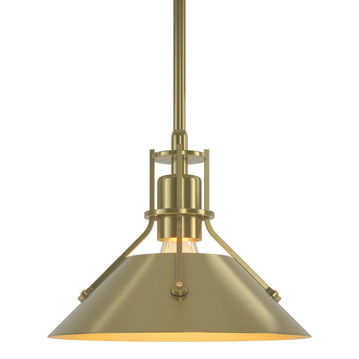 Henry Mini Pendant in Modern Brass with Modern Brass Accent - 184250-SKT-MULT-86-86 by Hubbardton Forge