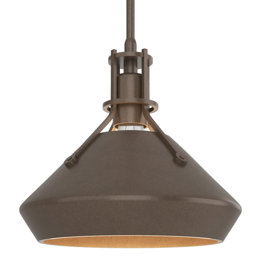 Henry with Chamfer Pendant in Bronze with Bronze Accent - 184251-SKT-MULT-05-05 by Hubbardton Forge