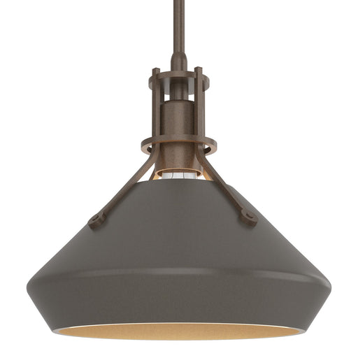 Henry with Chamfer Pendant in Bronze with Dark Smoke Accent - 184251-SKT-MULT-05-07 by Hubbardton Forge