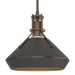 Henry with Chamfer Pendant in Bronze with Oil Rubbed Bronze Accent - 184251-SKT-MULT-05-14 by Hubbardton Forge