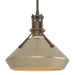 Henry with Chamfer Pendant in Bronze with Soft Gold Accent - 184251-SKT-MULT-05-84 by Hubbardton Forge