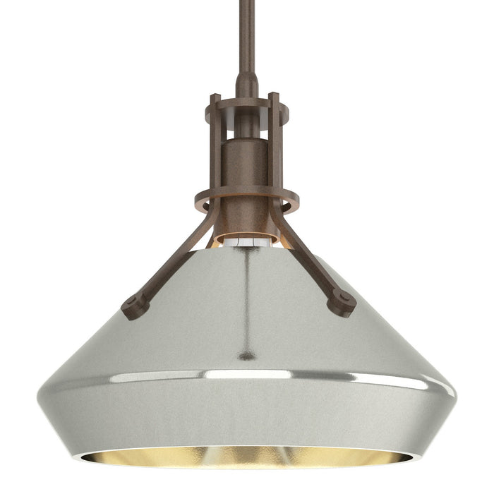 Henry with Chamfer Pendant in Bronze with Sterling Accent - 184251-SKT-MULT-05-85 by Hubbardton Forge