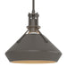 Henry with Chamfer Pendant in Dark Smoke with Dark Smoke Accent - 184251-SKT-MULT-07-07 by Hubbardton Forge