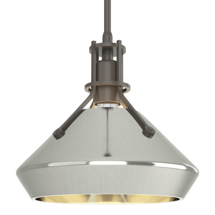 Henry with Chamfer Pendant in Dark Smoke with Sterling Accent - 184251-SKT-MULT-07-85 by Hubbardton Forge