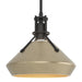 Henry with Chamfer Pendant in Black with Soft Gold Accent - 184251-SKT-MULT-10-84 by Hubbardton Forge