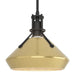 Henry with Chamfer Pendant in Black with Modern Brass Accent - 184251-SKT-MULT-10-86 by Hubbardton Forge