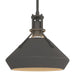 Henry with Chamfer Pendant in Natural Iron with Natural Iron Accent - 184251-SKT-MULT-20-20 by Hubbardton Forge