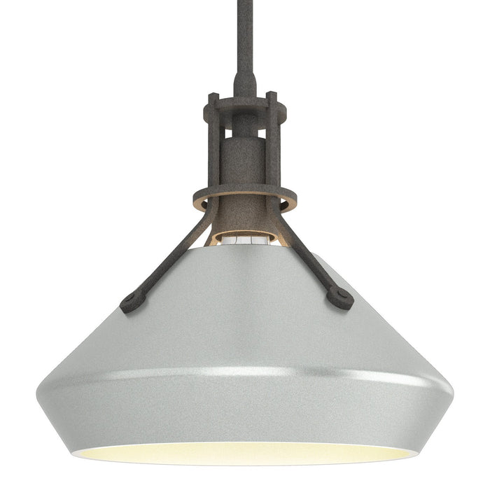 Henry with Chamfer Pendant in Natural Iron with Vintage Platinum Accent - 184251-SKT-MULT-20-82 by Hubbardton Forge