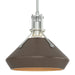 Henry with Chamfer Pendant in Vintage Platinum with Bronze Accent - 184251-SKT-MULT-82-05 by Hubbardton Forge