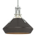 Henry with Chamfer Pendant in Vintage Platinum with Oil Rubbed Bronze Accent - 184251-SKT-MULT-82-14 by Hubbardton Forge