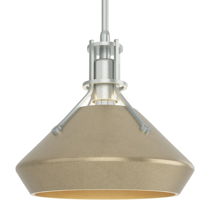 Henry with Chamfer Pendant in Vintage Platinum with Soft Gold Accent - 184251-SKT-MULT-82-84 by Hubbardton Forge