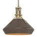 Henry with Chamfer Pendant in Soft Gold with Bronze Accent - 184251-SKT-MULT-84-05 by Hubbardton Forge