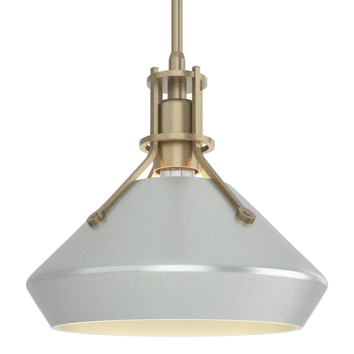 Henry with Chamfer Pendant in Soft Gold with Vintage Platinum Accent - 184251-SKT-MULT-84-82 by Hubbardton Forge