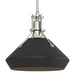 Henry with Chamfer Pendant in Sterling with Black Accent - 184251-SKT-MULT-85-10 by Hubbardton Forge