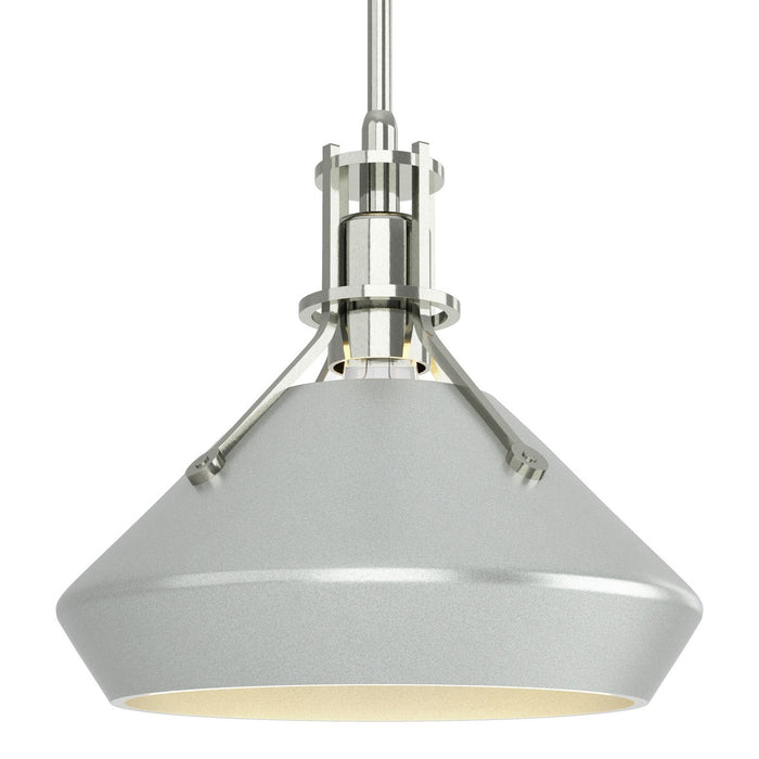 Henry with Chamfer Pendant in Sterling with Vintage Platinum Accent - 184251-SKT-MULT-85-82 by Hubbardton Forge