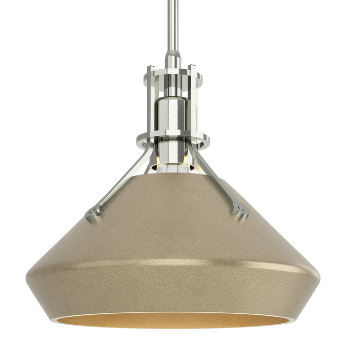 Henry with Chamfer Pendant in Sterling with Soft Gold Accent - 184251-SKT-MULT-85-84 by Hubbardton Forge