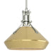 Henry with Chamfer Pendant in Sterling with Modern Brass Accent - 184251-SKT-MULT-85-86 by Hubbardton Forge