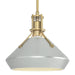 Henry with Chamfer Pendant in Modern Brass with Vintage Platinum Accent - 184251-SKT-MULT-86-82 by Hubbardton Forge