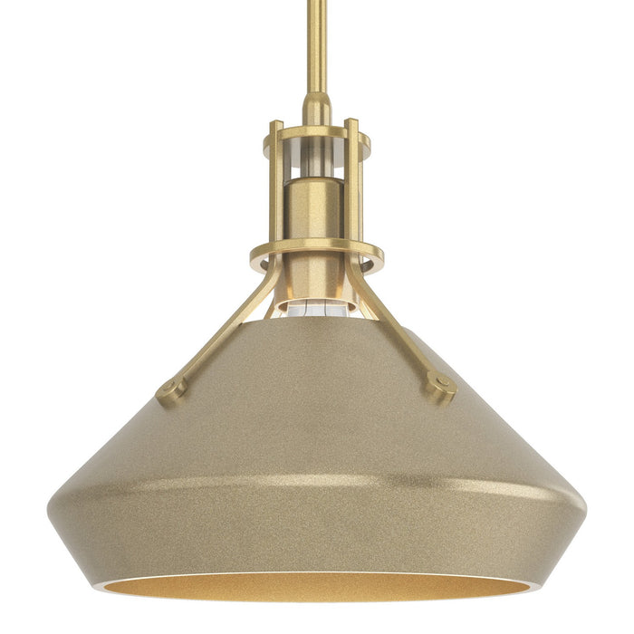 Henry with Chamfer Pendant in Modern Brass with Soft Gold Accent - 184251-SKT-MULT-86-84 by Hubbardton Forge