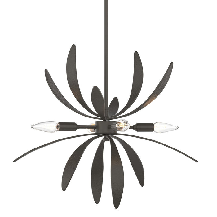 Dahlia Mini Pendant in Dark Smoke - 184350-SKT-MULT-07 by Hubbardton Forge